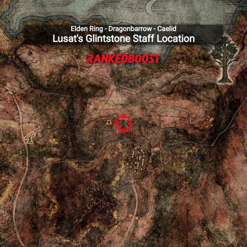 Elden Ring Lusat S Glintstone Staff Builds Location Stats   Where To Find Lusat's Glintstone Staff In Caelid 